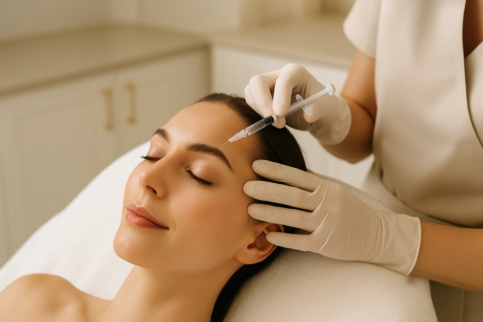 Injections rides du front : résultats naturels et durables