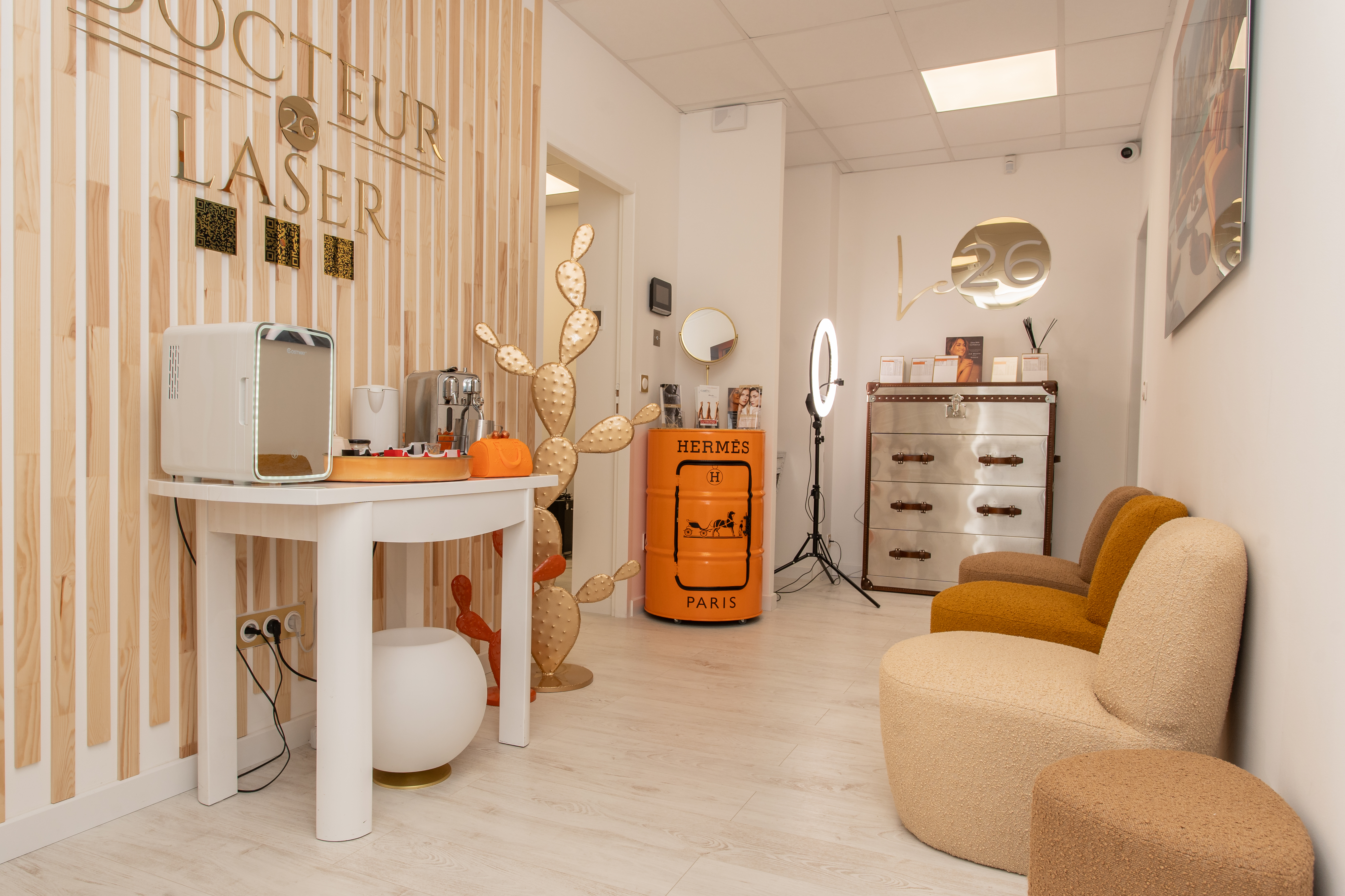 Salle d'attente Docteur Laser