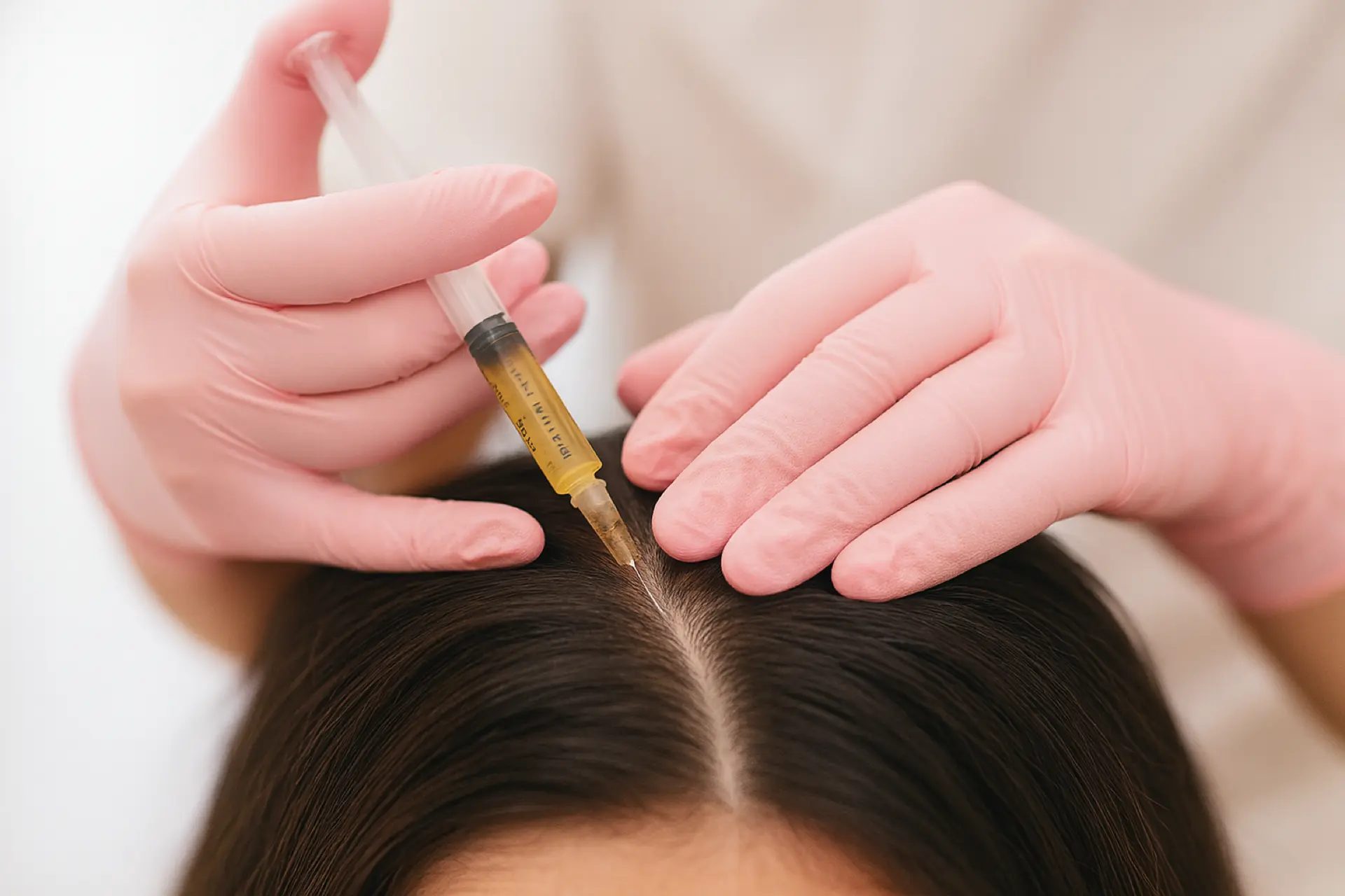 Traitement PRP cheveux femme - Dr Baron La Villa Esthétique